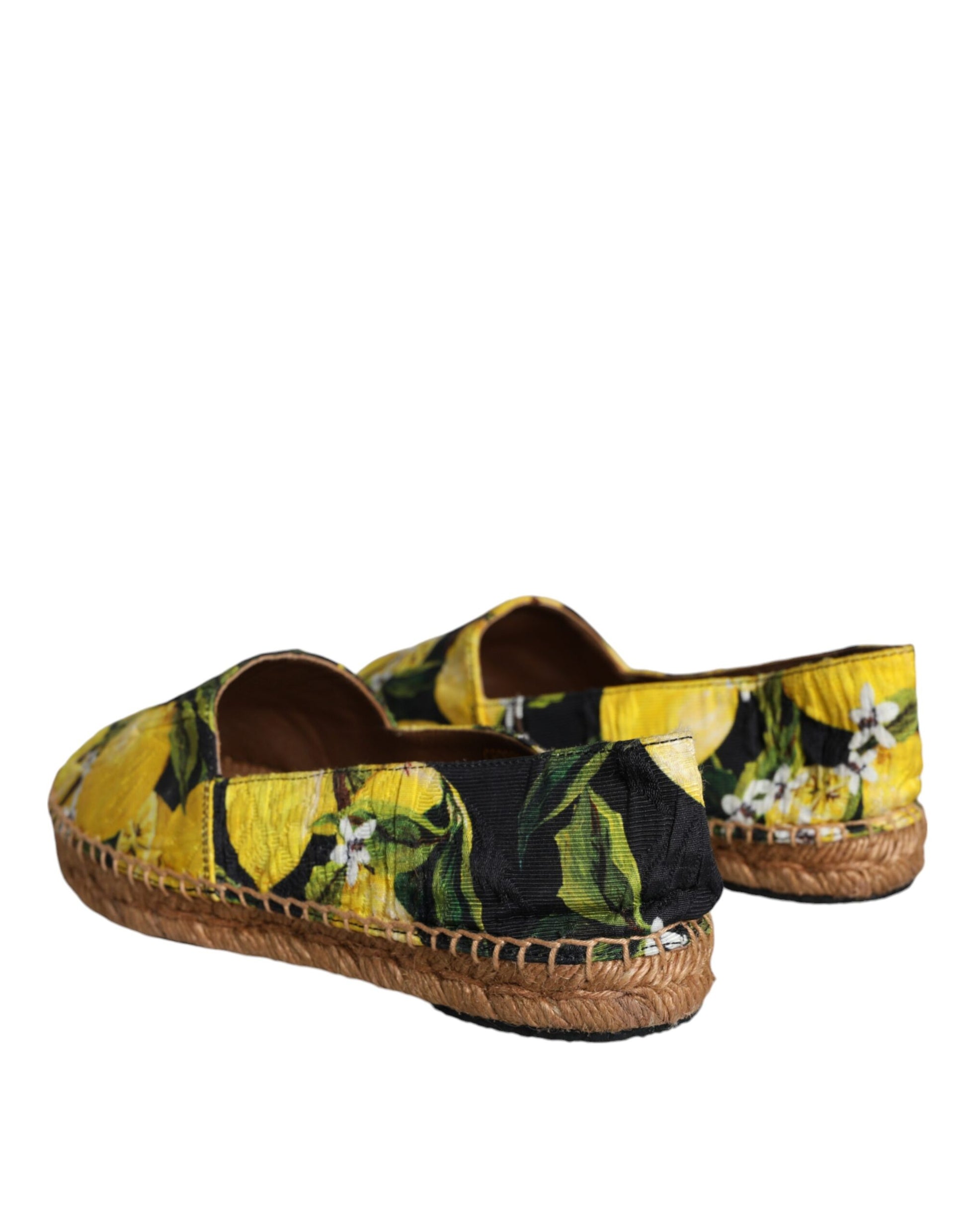 Dolce & Gabbana Multicolor Lemon Slip On Espadrilles Shoes Dolce & Gabbana