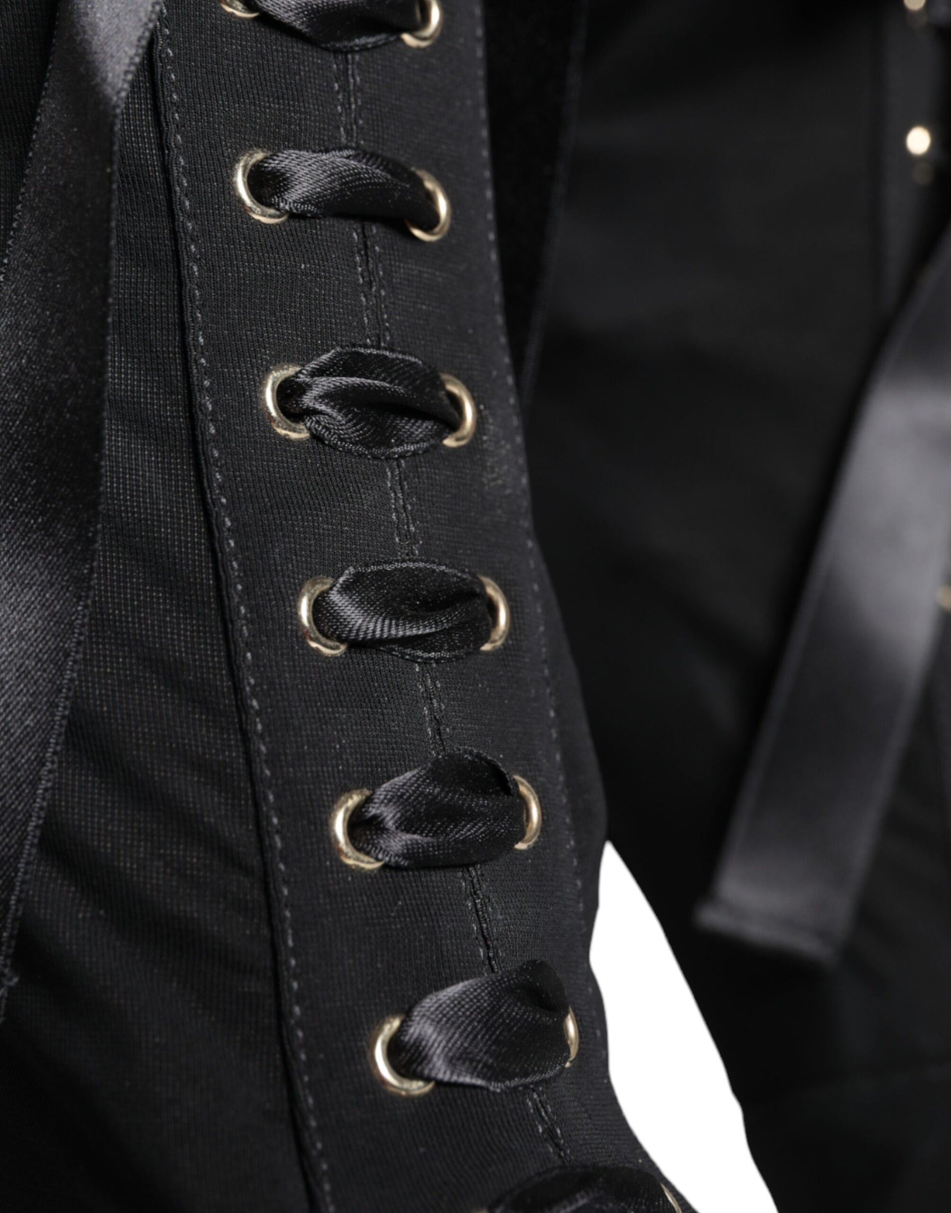 Dolce & Gabbana Black Jersey Stretch Ankle Booties Shoes Dolce & Gabbana