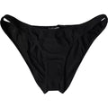 Dolce & Gabbana Black Nylon Swimwear Beachwear Bottom Bikini - Eljoys Fashion 