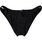 Dolce & Gabbana Black Nylon Swimwear Beachwear Bottom Bikini - Eljoys Fashion 