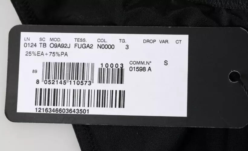 Dolce & Gabbana Black Nylon Swimwear Beachwear Bottom Bikini Dolce & Gabbana