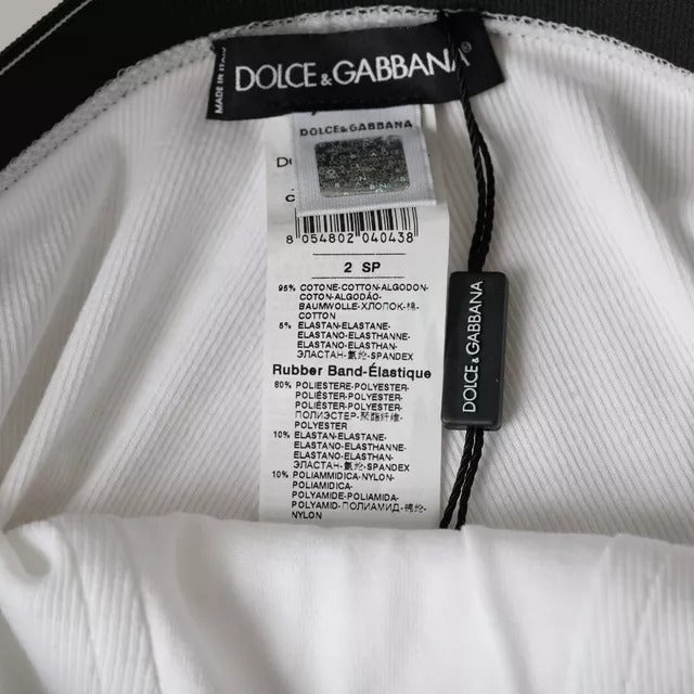Dolce & Gabbana White Cotton Stretch Branded Logo Underwear Dolce & Gabbana