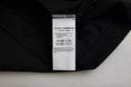 Dolce & Gabbana Black Cotton Round Neck Short Sleeves Men T-shirt - Eljoys Fashion 