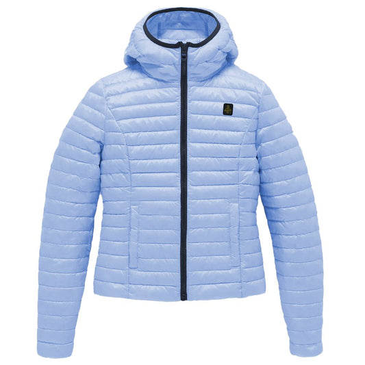 Refrigiwear Light Blue Polyamide Women Jacket Refrigiwear