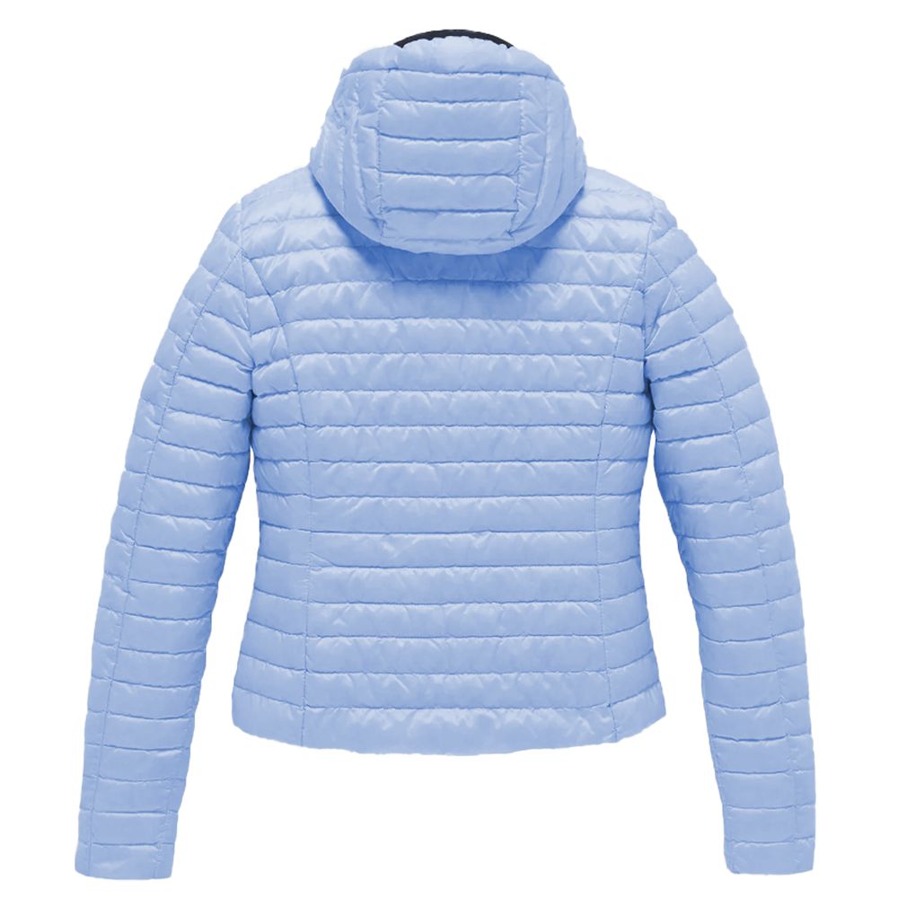 Refrigiwear Light Blue Polyamide Women Jacket Refrigiwear