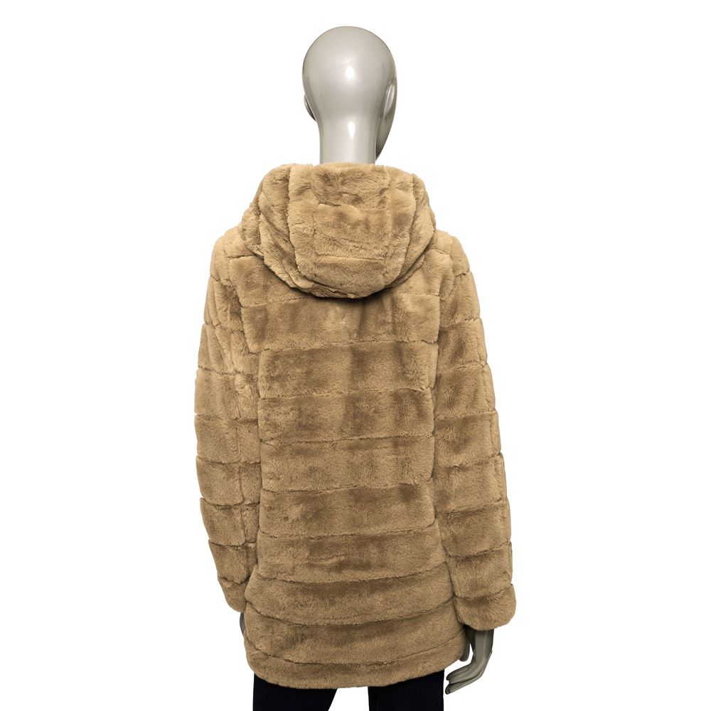 Baldinini Trend Beige Polyester Women Jacket Baldinini Trend