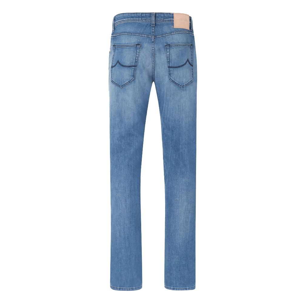 Jacob Cohen Light Blue Cotton Men Jeans Jacob Cohen