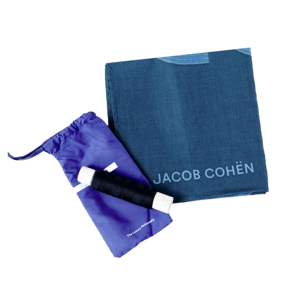 Jacob Cohen Blue Cotton Men Jeans Jacob Cohen