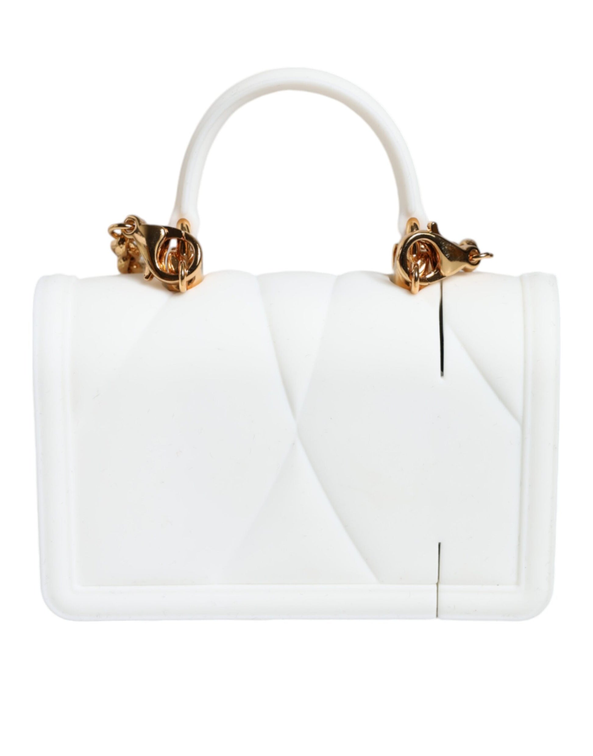 Dolce & Gabbana White Silicone Devotion Heart Cover Hand Bag Airpod Case Dolce & Gabbana