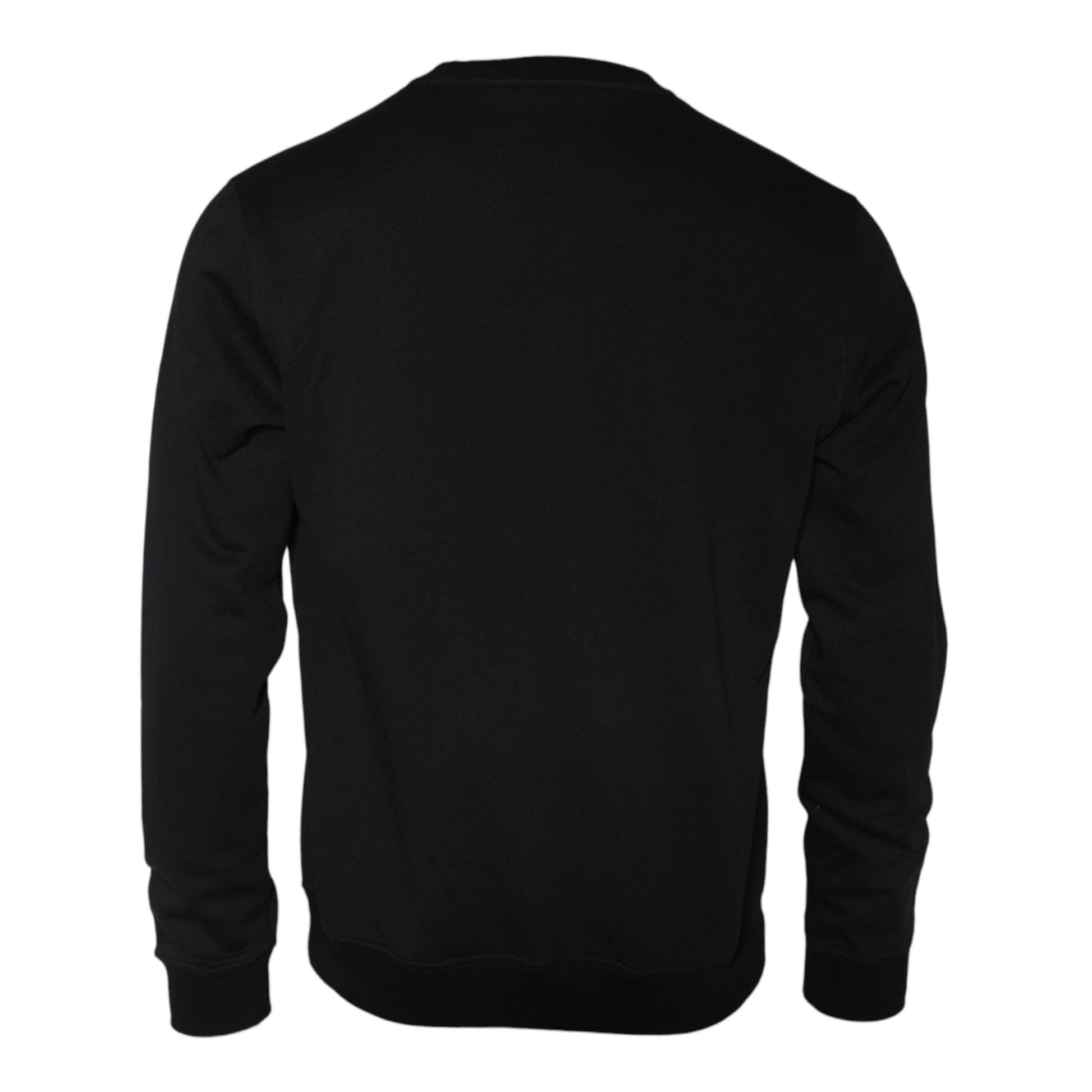 Versace Black Medusa Fleece Cotton Crew Neck Sweatshirt Sweater Versace