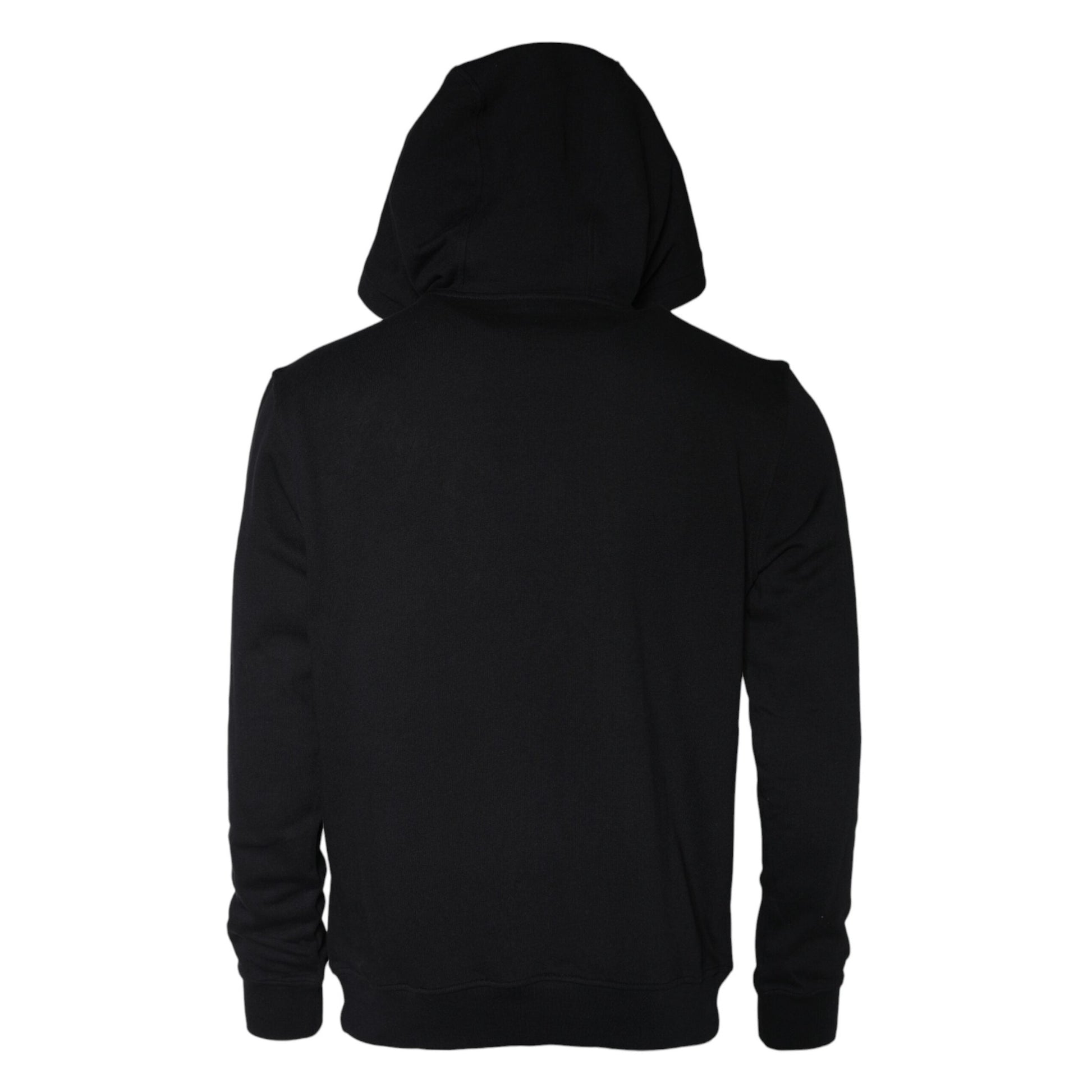 Versace Black Medusa Print Cotton HoodiePullover Sweatshirt Sweater Versace