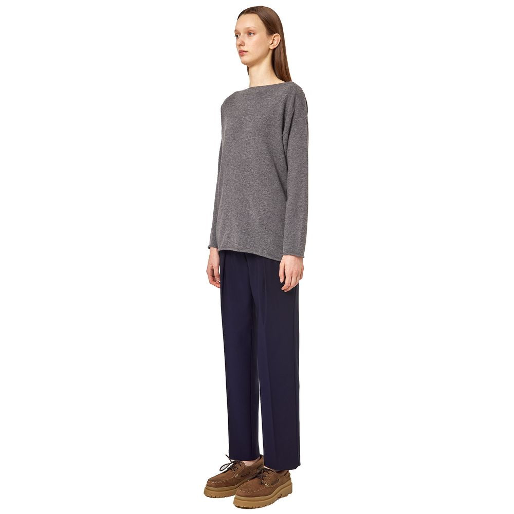 Alpha Studio Gray Cashmere Sweater Alpha Studio