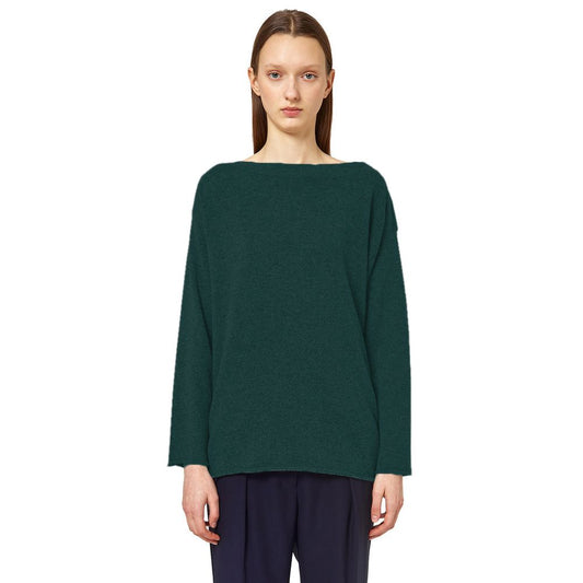 Alpha Studio Green Silk Sweater Alpha Studio