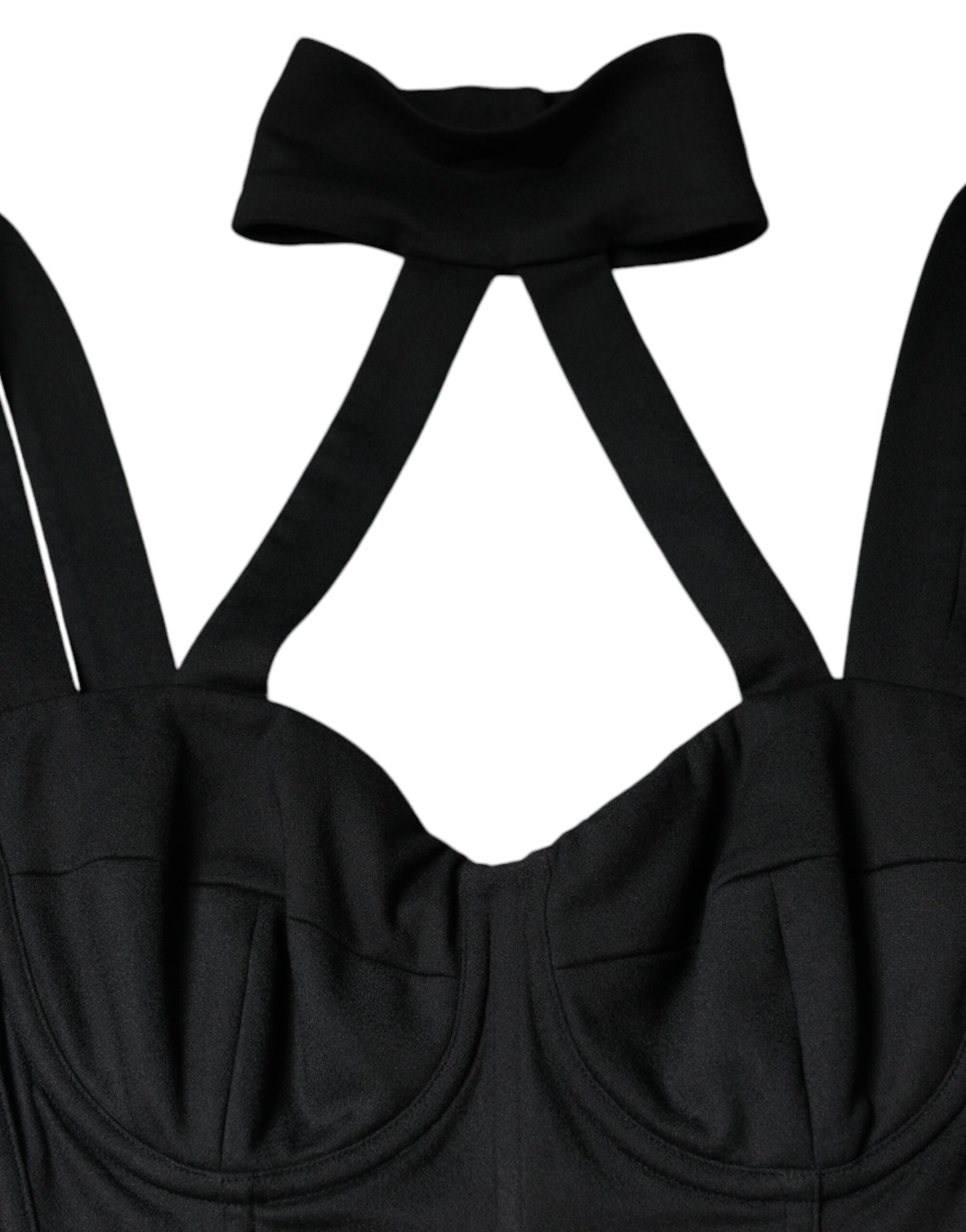 Dolce & Gabbana Black Cut Out Sleeveless Bodycon Mini Dress Dolce & Gabbana