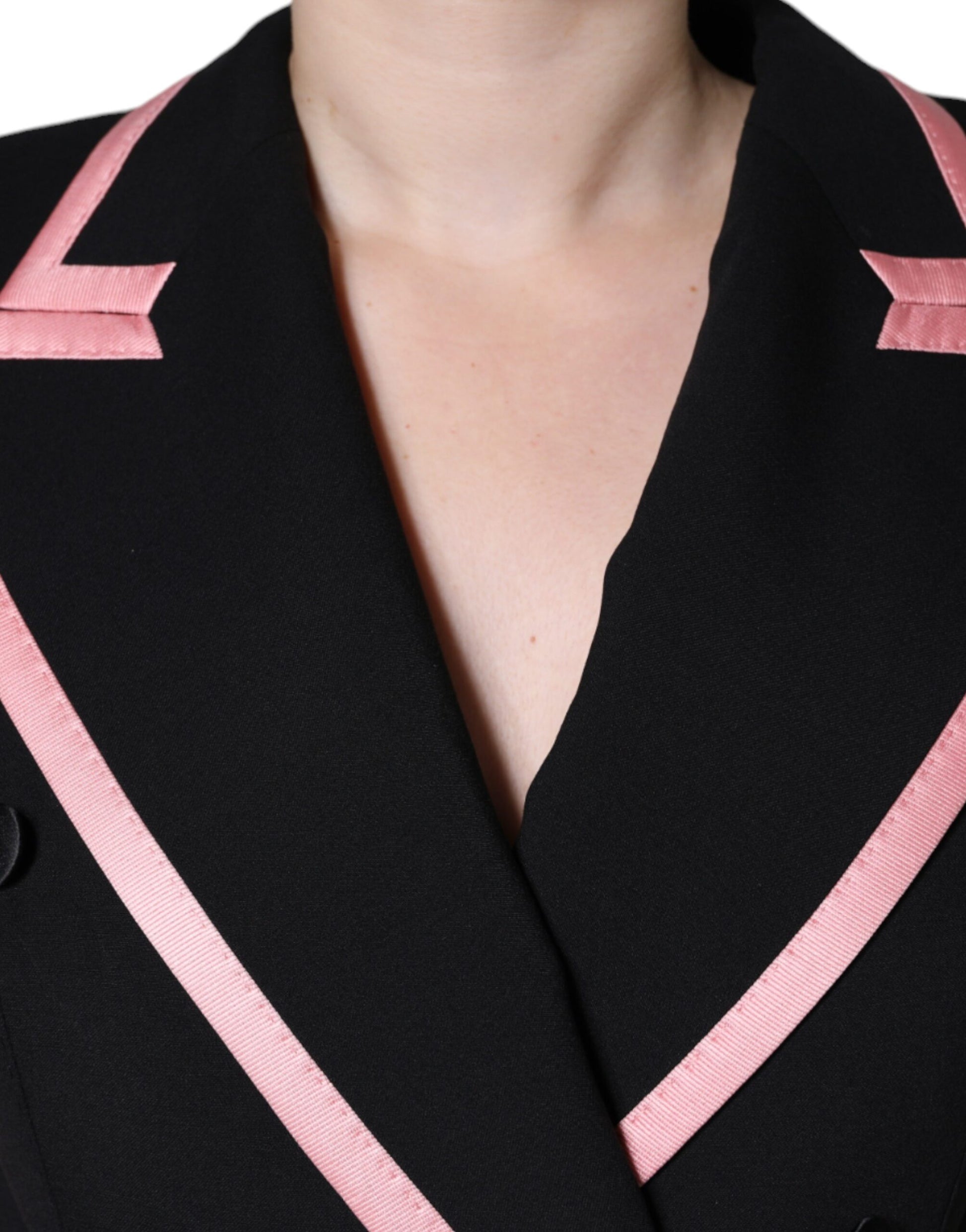 Dolce & Gabbana Black Wool Blend Sleeveless Jumpsuit Dress Dolce & Gabbana