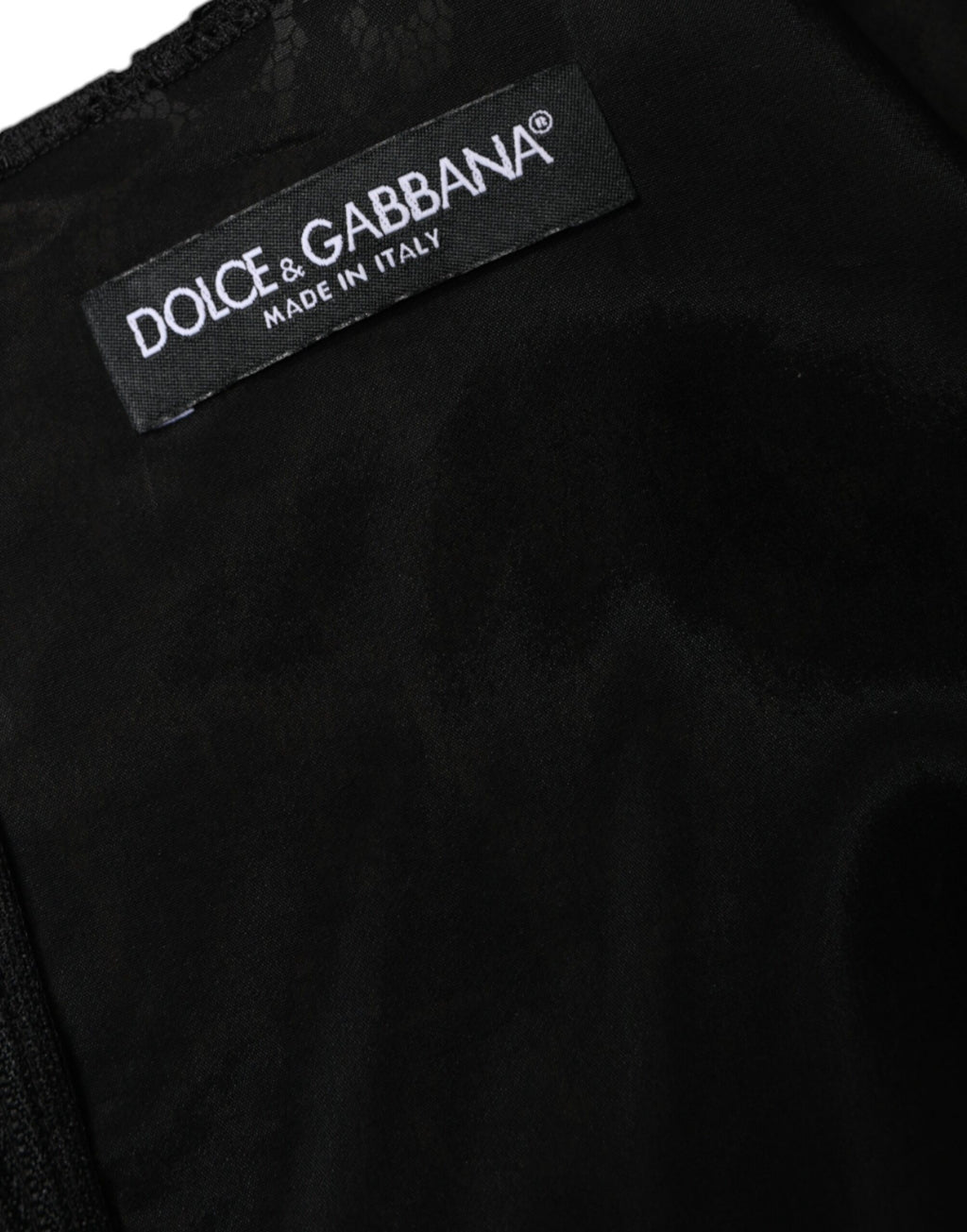 Dolce & Gabbana Black Floral Lace Sheath Sleeveless Mini Dress - Eljoys Fashion 