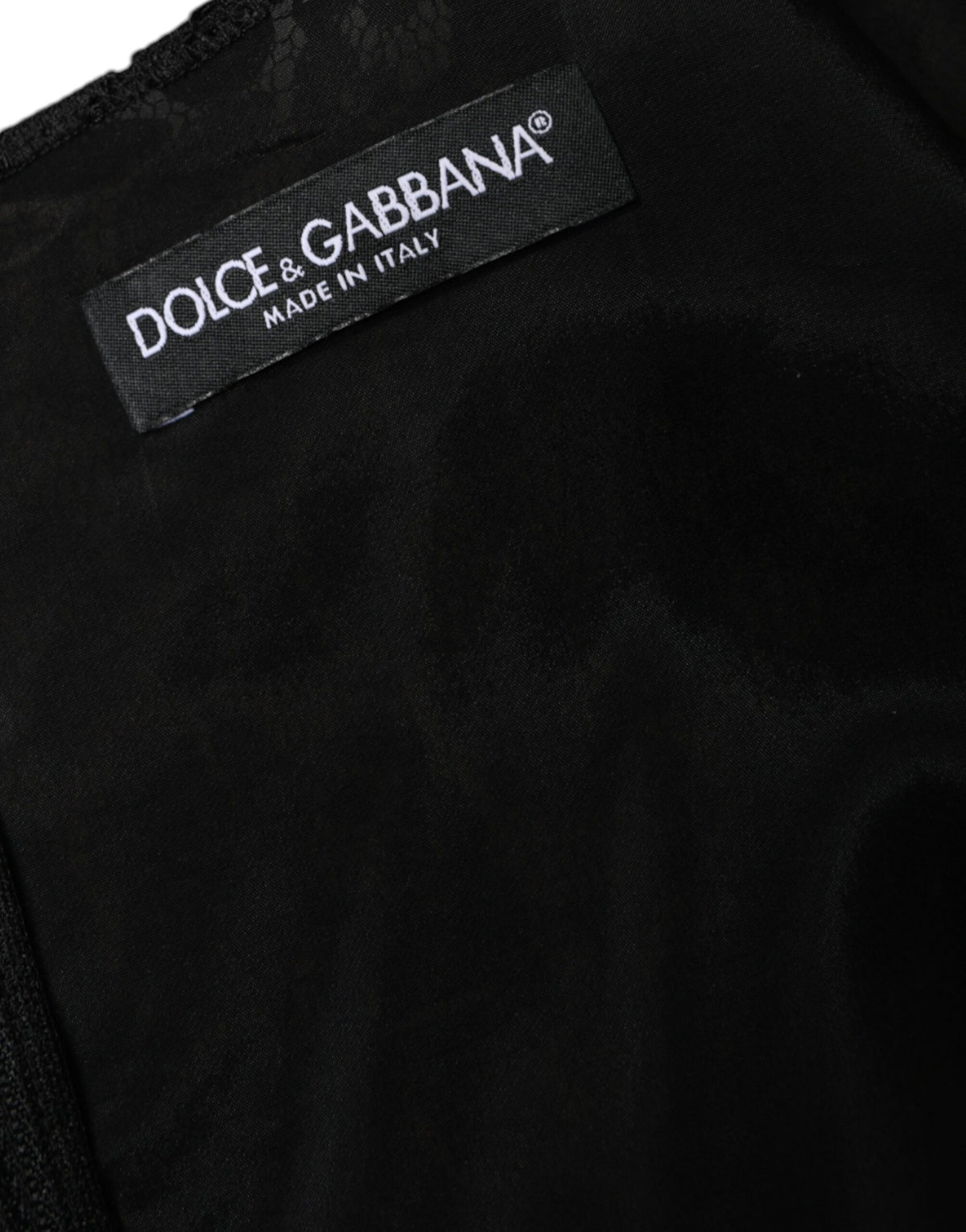 Dolce & Gabbana Black Floral Lace Sheath Sleeveless Mini Dress - Eljoys Fashion 