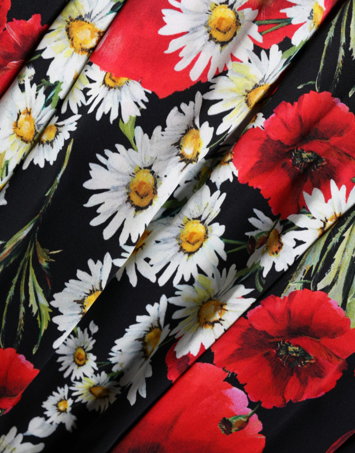 Dolce & Gabbana Black Floral Silk Sleeveless Long Gown Dress - Eljoys Fashion 