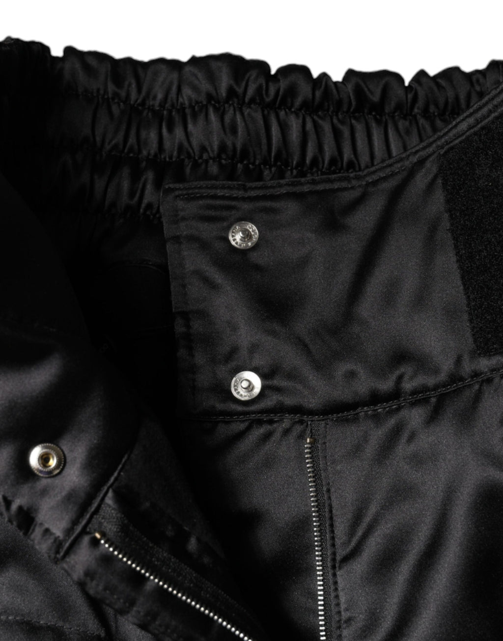 Dolce & Gabbana Black Quilted High Waist Women Boot Cut Pants - Eljoys Fashion 