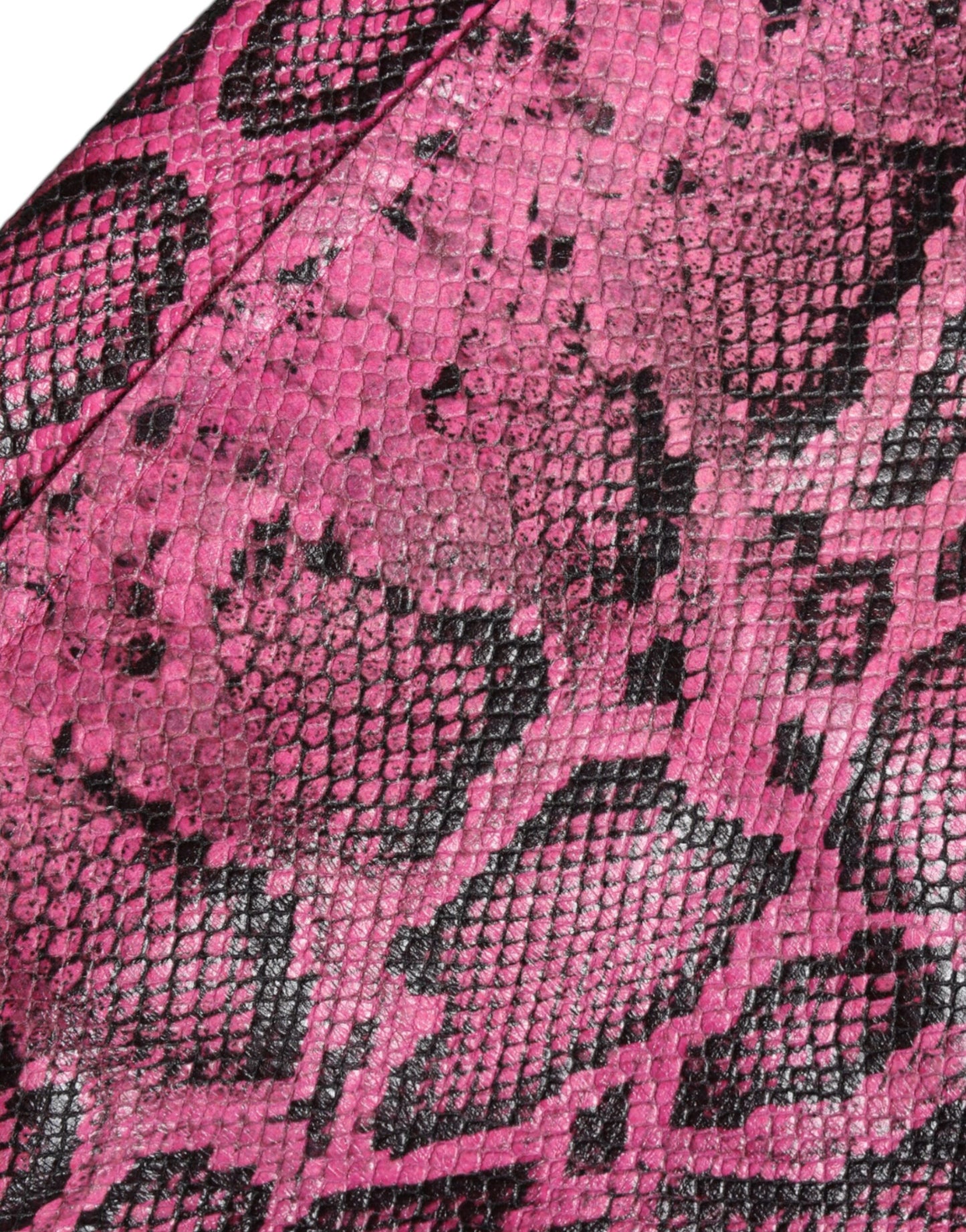 Dolce & Gabbana Pink Leather High Waist Hot Pants Shorts Dolce & Gabbana