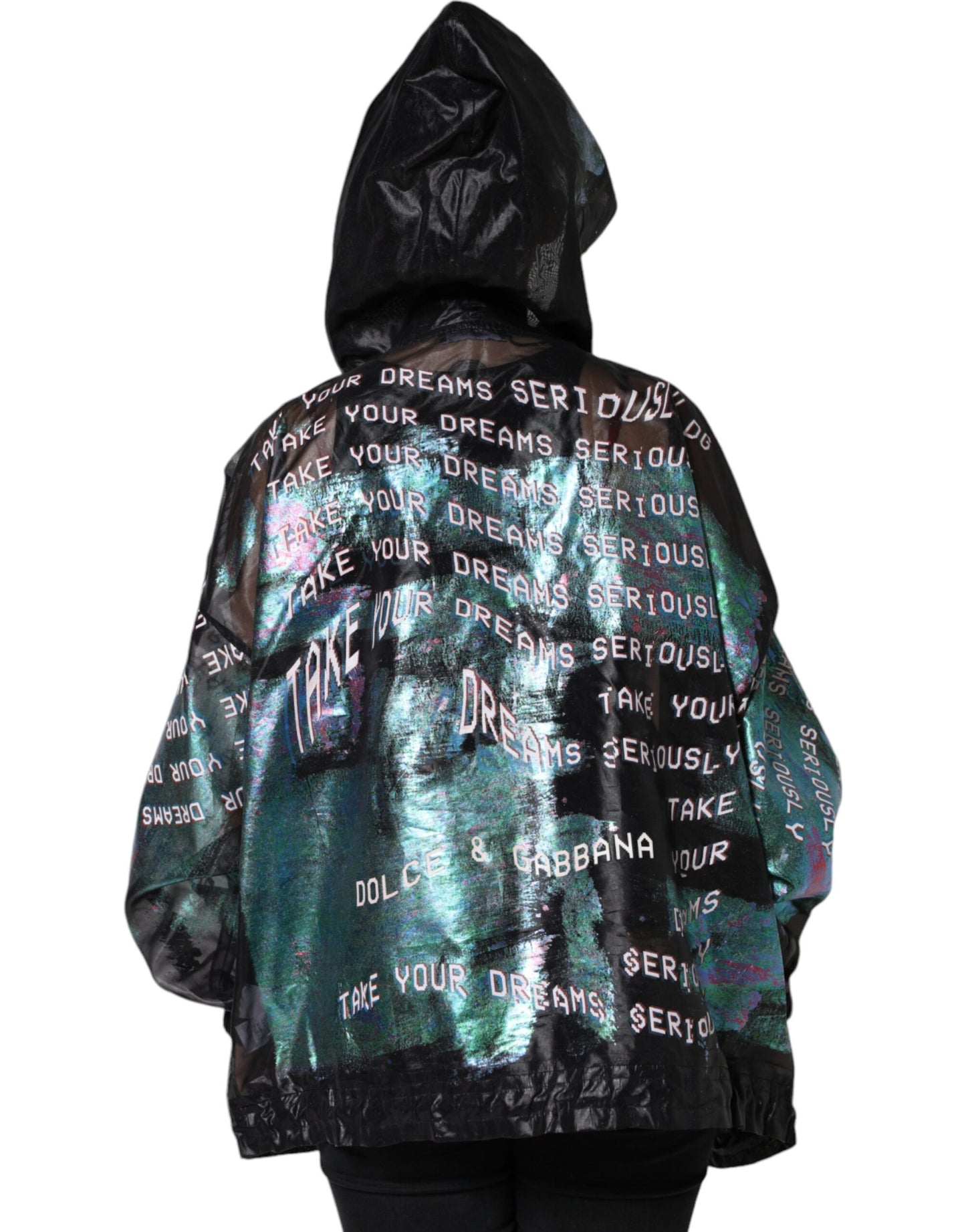 Dolce & Gabbana Multicolor Print Hooded Sweatshirt Sweater Dolce & Gabbana