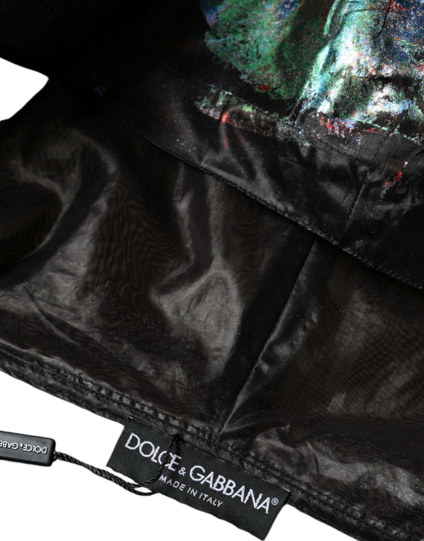 Dolce & Gabbana Multicolor Print Hooded Sweatshirt Sweater Dolce & Gabbana