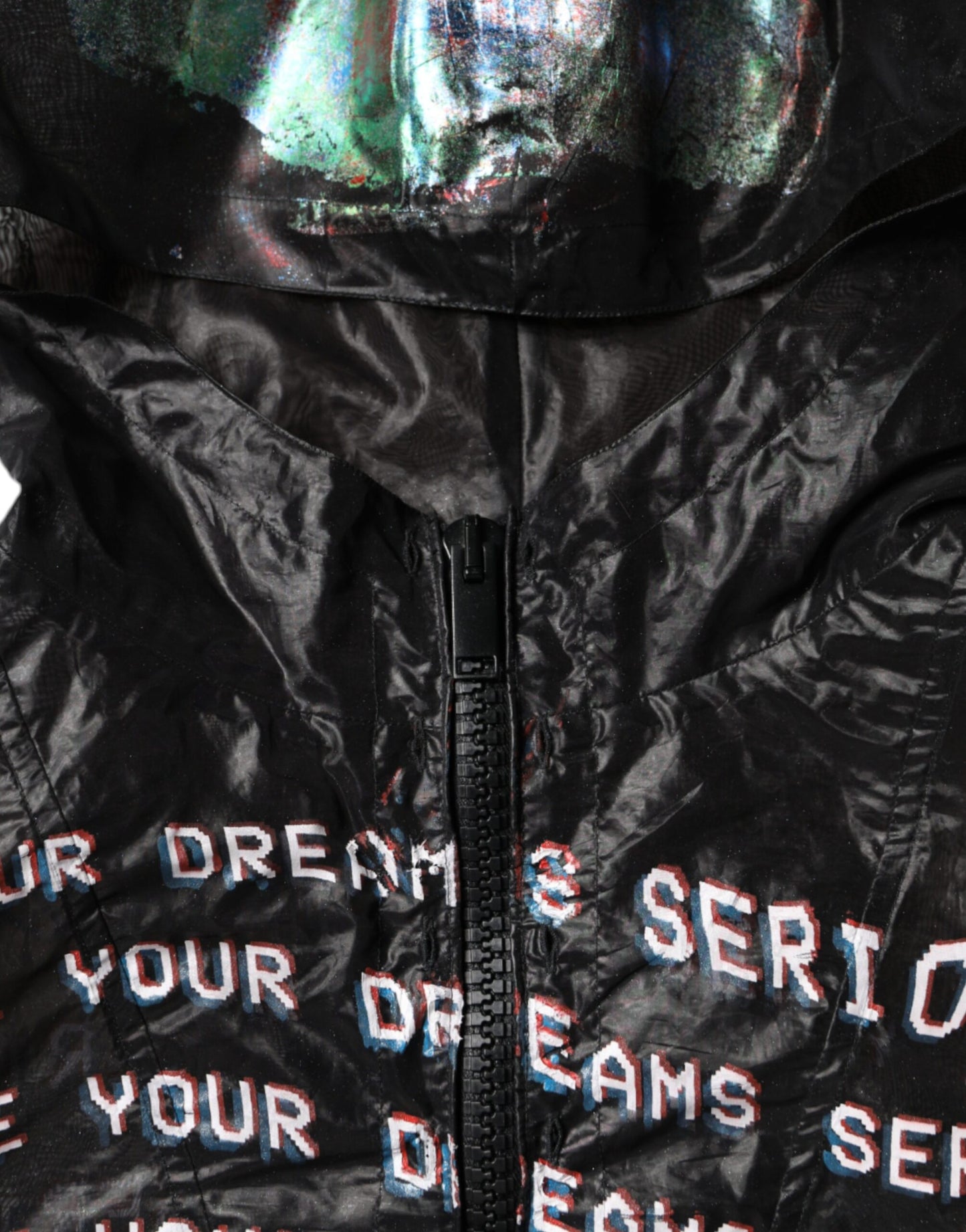 Dolce & Gabbana Multicolor Print Hooded Sweatshirt Sweater Dolce & Gabbana