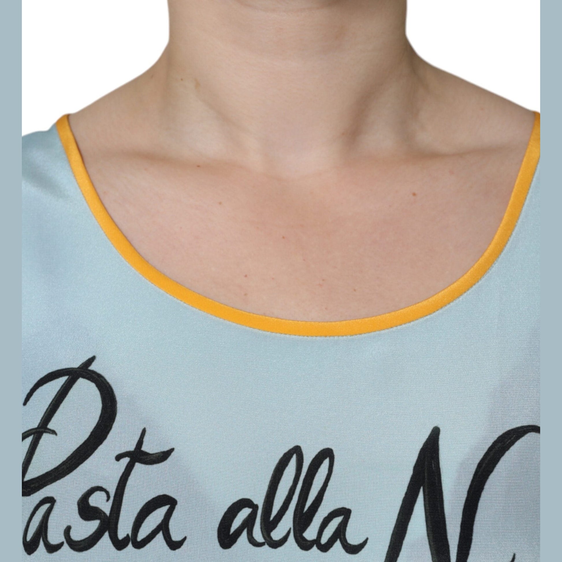 Dolce & Gabbana Multicolor Pasta Alla Norma Print Tank Top