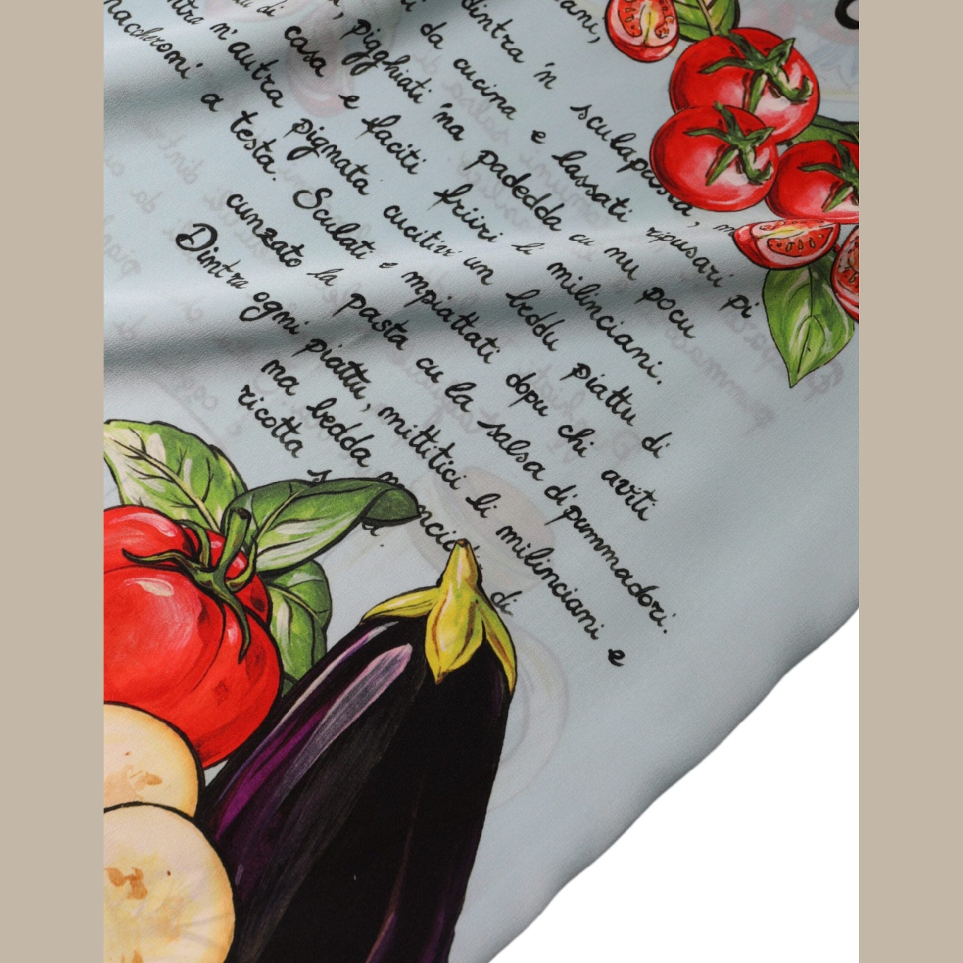 Dolce & Gabbana Multicolor Pasta Alla Norma Print Tank Top