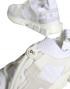 Dolce & Gabbana White Mesh Sorrento Trekking Sneakers Shoes