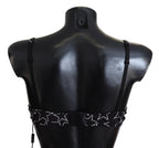 Dolce & Gabbana Black Millennials Star Non Wire Cotton Bra Underwear - Eljoys Fashion 