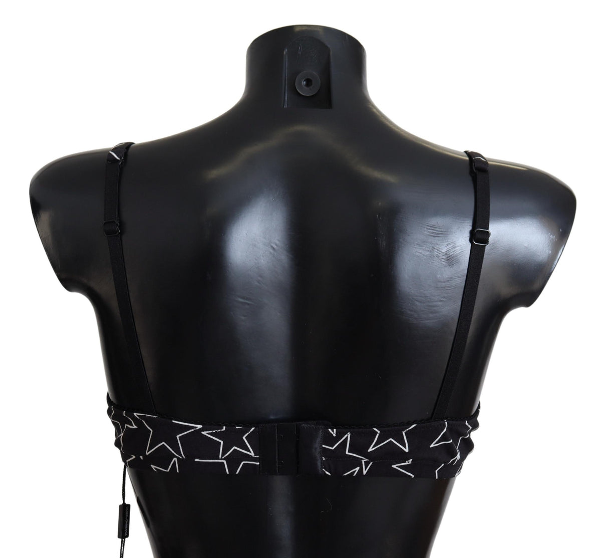 Dolce & Gabbana Black Millennials Star Non Wire Cotton Bra Underwear - Eljoys Fashion 