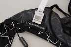 Dolce & Gabbana Black Millennials Star Non Wire Cotton Bra Underwear - Eljoys Fashion 