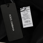 Dolce & Gabbana Gray Polka Dotted Sheath Wool Dress