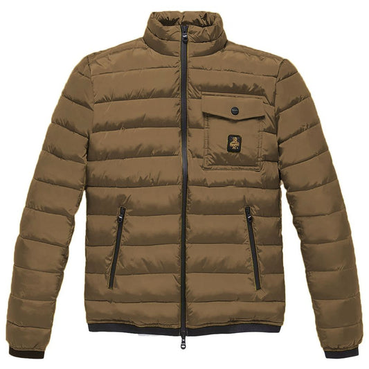 Refrigiwear Brown Nylon Jacket Refrigiwear