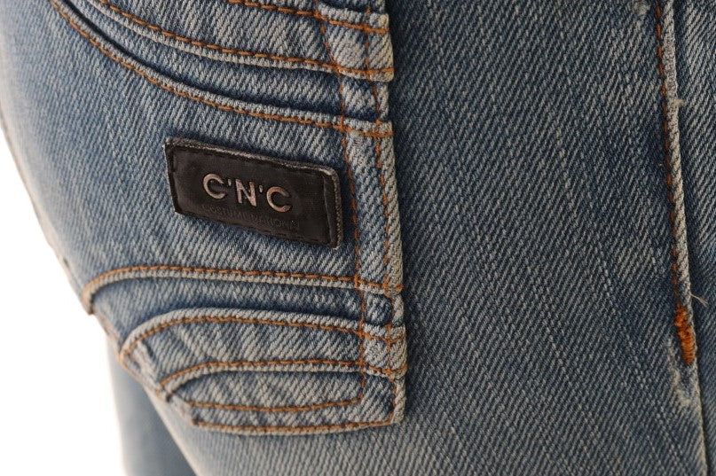 Costume National Blue Wash Cotton Classic Jeans Costume National