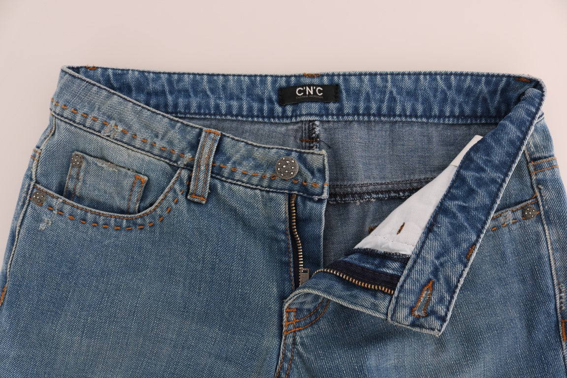 Costume National Blue Wash Cotton Classic Jeans Costume National