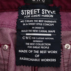 Costume National Red Wash Cotton Stretch Denim Jeans