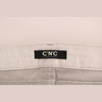 Costume National White Cotton Stretch Slim Jeans