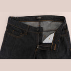 Dark blue Cotton Classic Fit jeans by Costume National, shown with front pockets and belt loops.