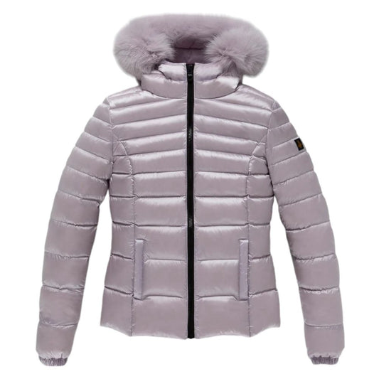Refrigiwear Purple Nylon Women Jacket Refrigiwear