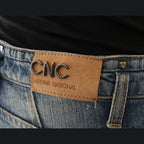 Costume National Blue Cotton Stretch Denim Jeans