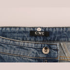 Costume National Blue Cotton Stretch Denim Jeans