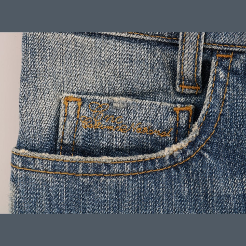 Costume National Blue Cotton Stretch Denim Jeans