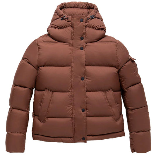 Refrigiwear Brown Polyester Jackets & Coat Refrigiwear