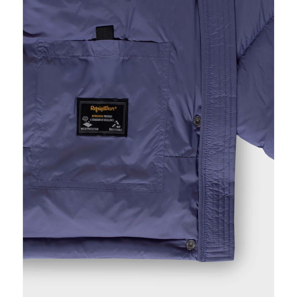 Refrigiwear Purple Polyester Jackets & Coat Refrigiwear