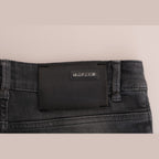 Acht Gray Cotton Slim Fit Denim Jeans