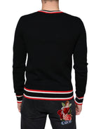 Dolce & Gabbana Black Cashmere Pig of the Year Pullover Sweater - Eljoys Fashion 