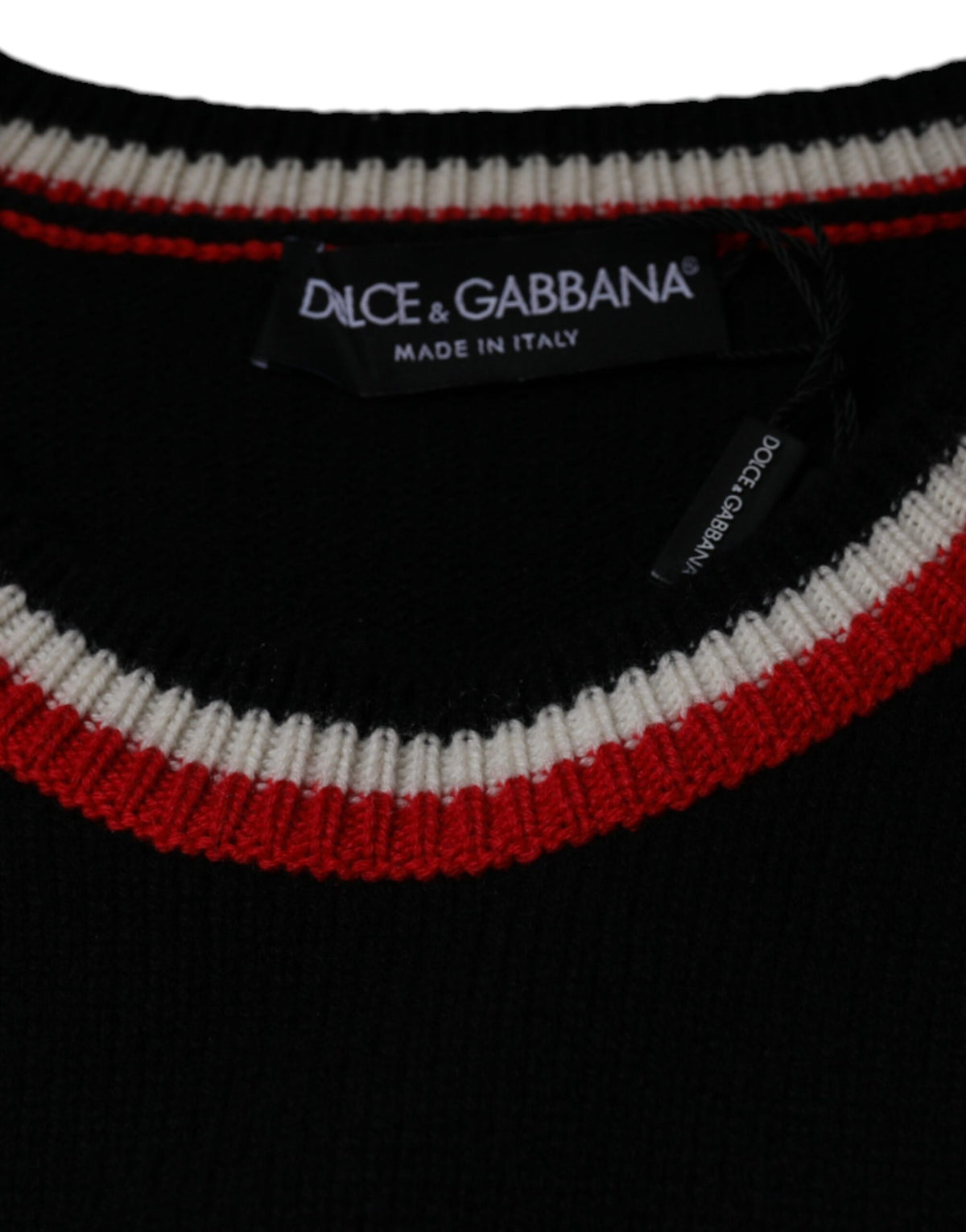 Dolce & Gabbana Black Cashmere Pig of the Year Pullover Sweater - Eljoys Fashion 