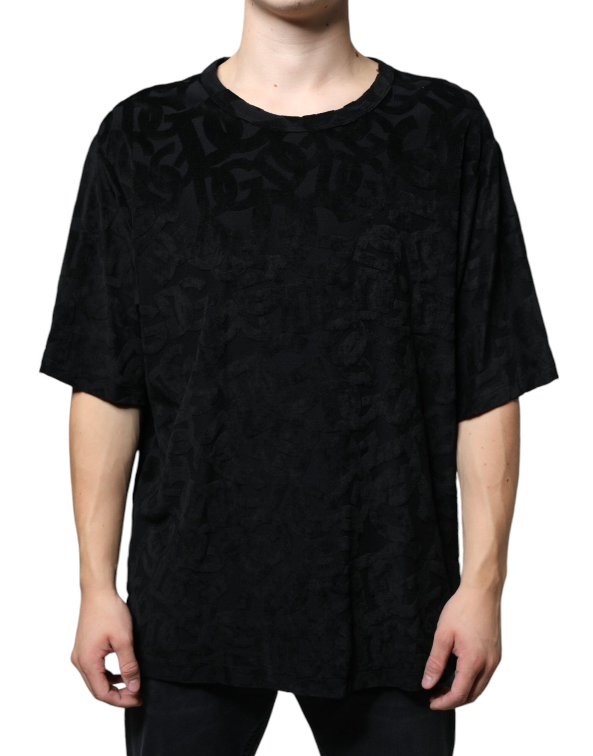 Dolce & Gabbana Black DG Mania Logo Print T-shirt Dolce & Gabbana